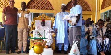 Ladji Sanou, lauréat du Grand Prix du Mogho Naaba