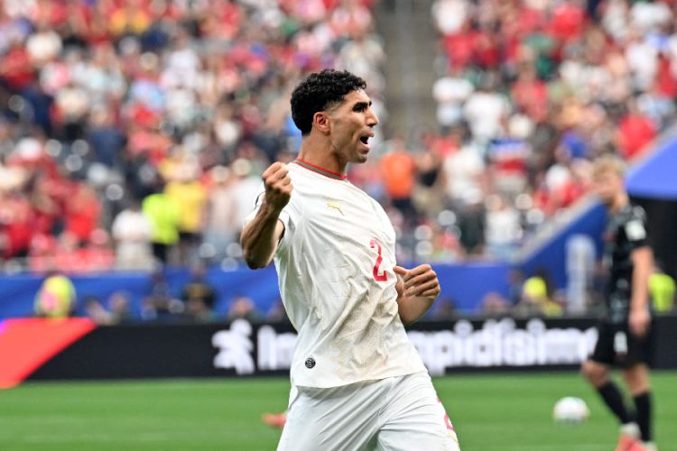 Achraf Hakimi. Source photo : site officiel de la Fédération marocaine royale de football